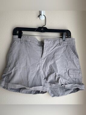 St. John's Bay Light Gray Men's Cargo Shorts